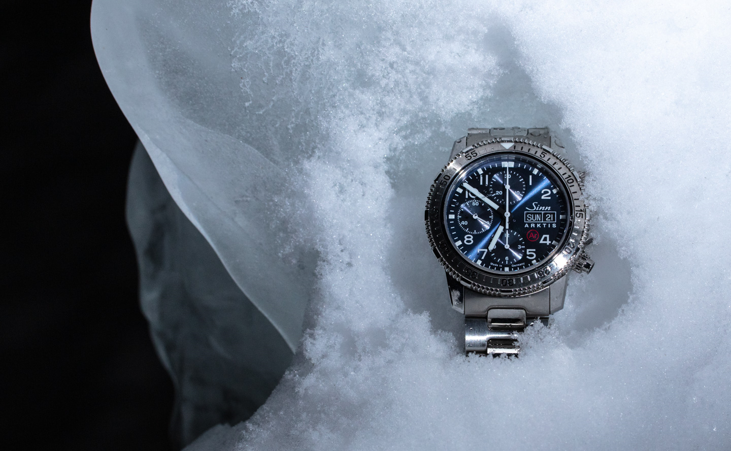 蓝色寒冷感十足的潜水款式-Sinn腕表品牌206 Arktis II型