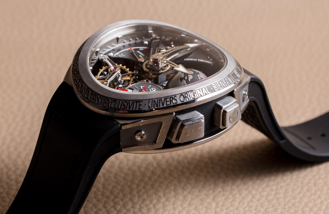 格劳贝尔富西推出的环球版钛壳GMT旅行手表如何