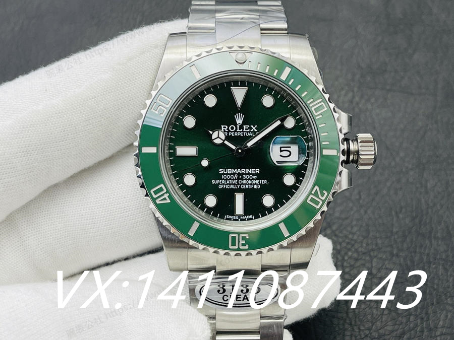 C厂劳力士Rolex最新款绿水鬼40MM惊艳抢眼！